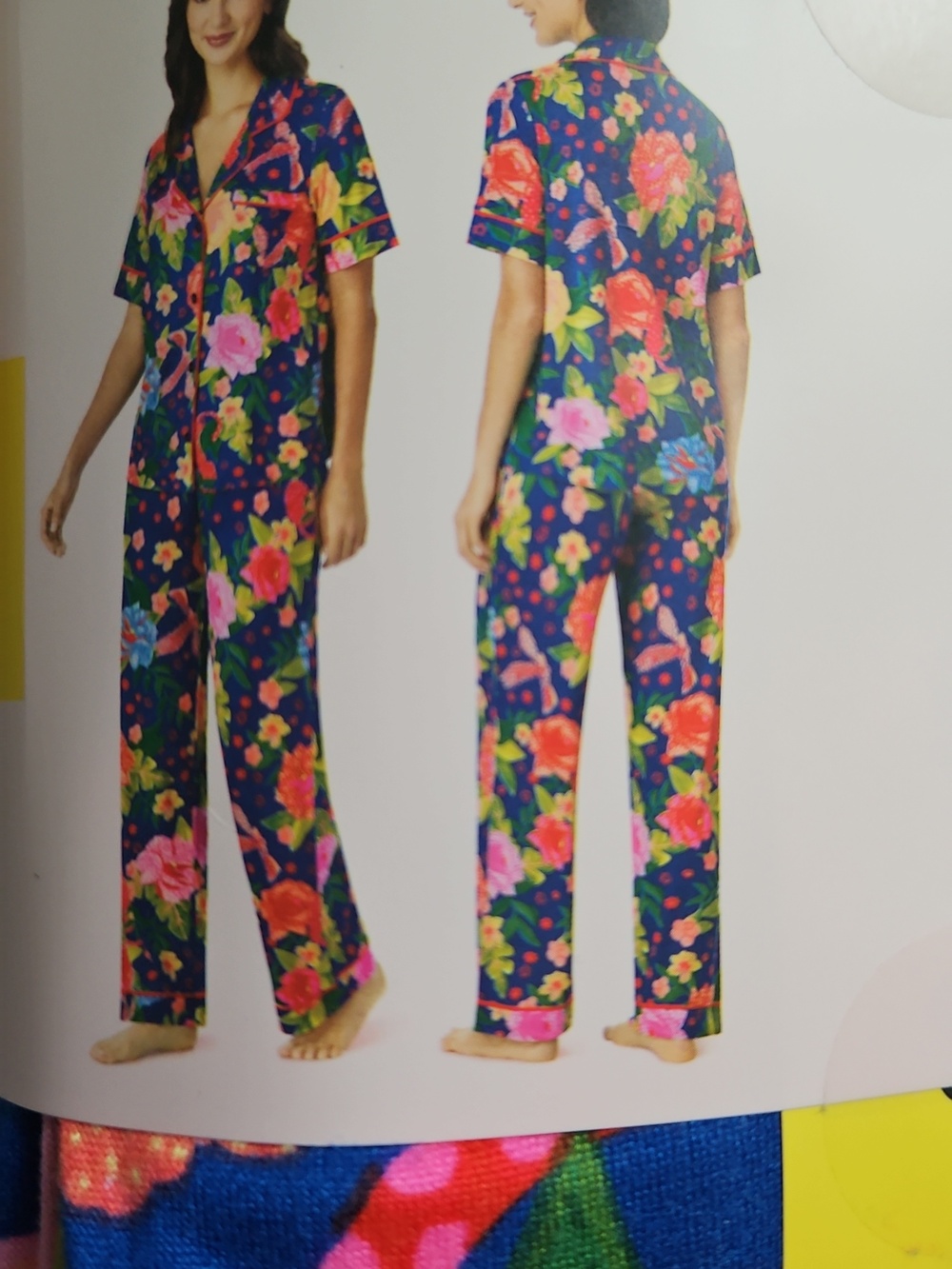 Room Service Floral Pajama Set Size SMALL - Picture 4 of 5